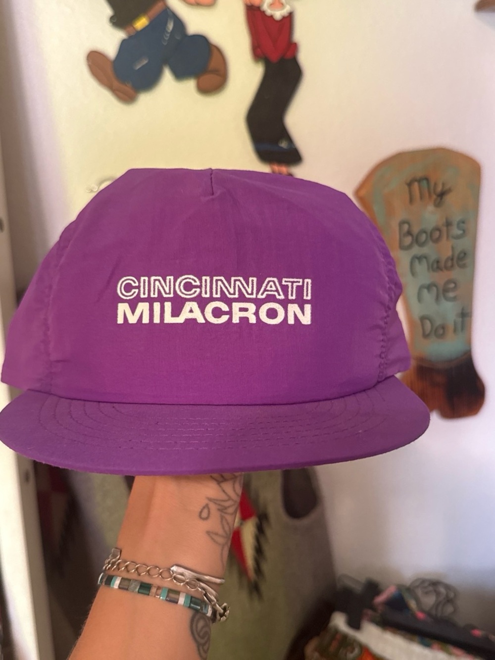 Vintage purple Cincinnati SnapBack